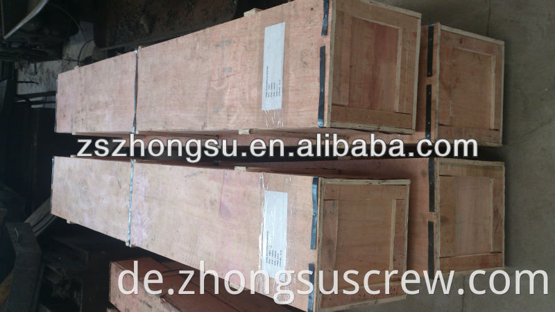 konische Zwillingsschraube und Fass Zhou Shan Factory niedrigere Preisschraube und Lauf